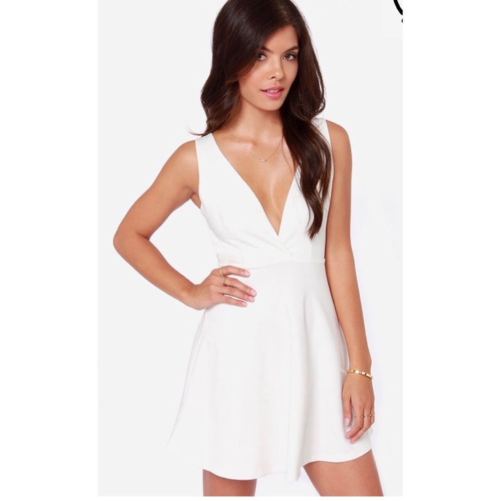 Flirt Alert Dress // Ivory